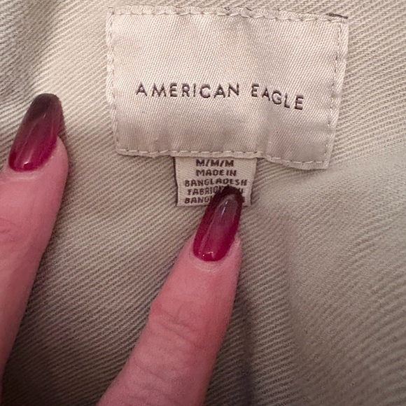 American Eagle Outfitters Women's Cropped Utility Jacket in Green - Picture 7 of 7